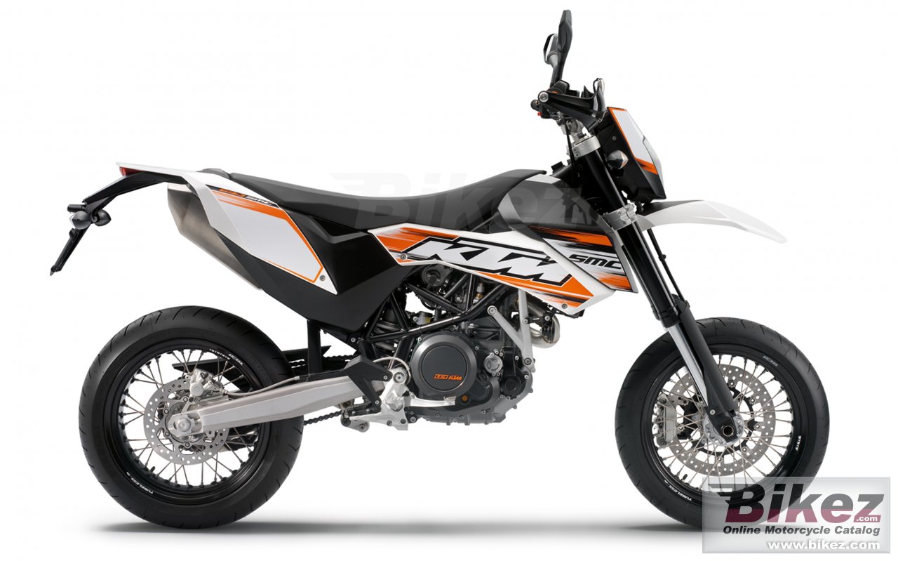 Big KTM 690 smc picture and wallpaper from Bikez.com